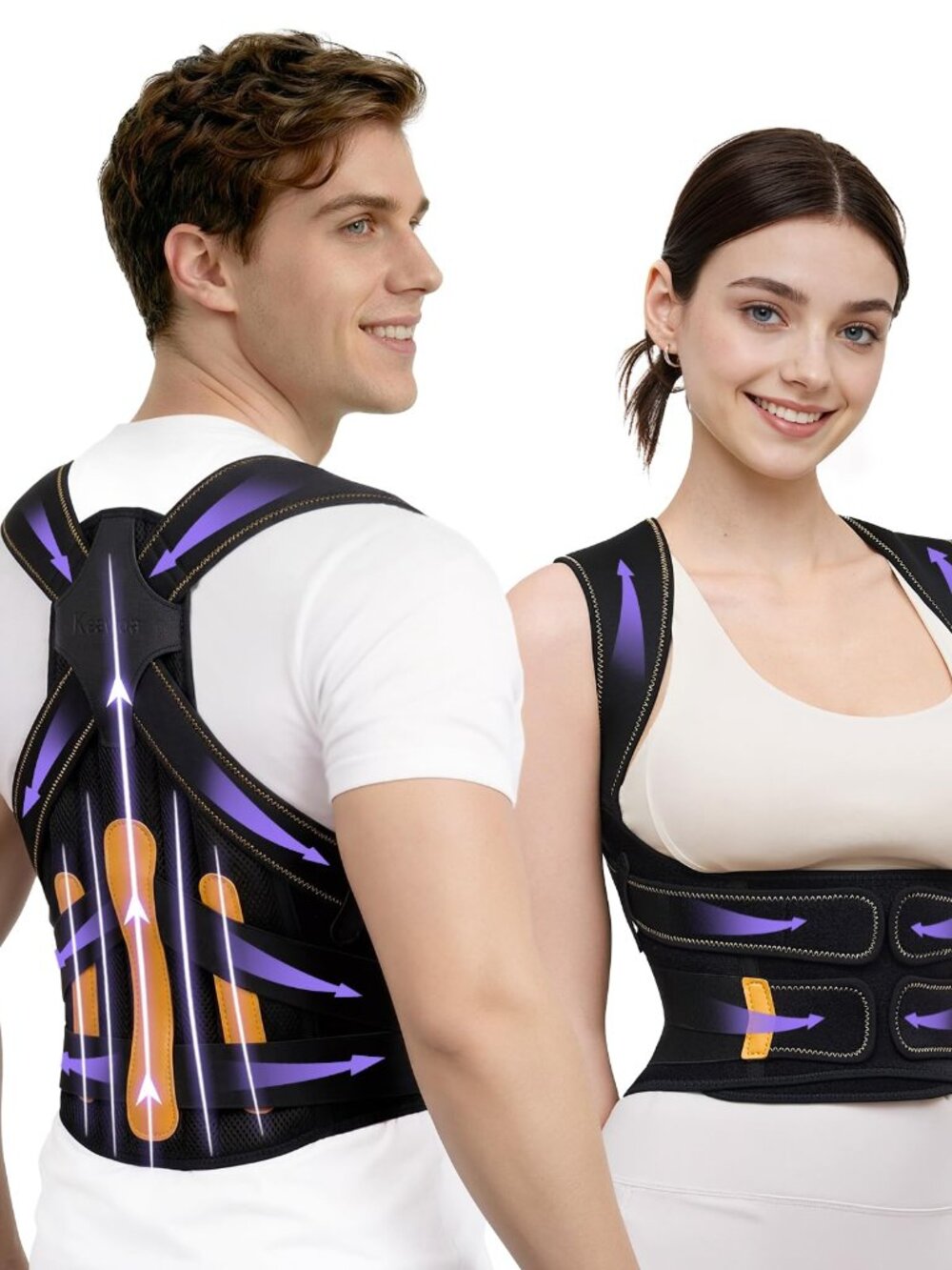 Posture Corrector for Women and Men, 5x Enhanced Support Back Brace Medium